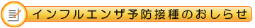 �C���t���G���U�\�h�ڎ�̂����点